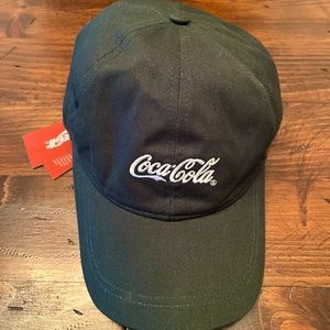 BRAND NEW Kith x Coca Cola Dad Hat in Hunter Green